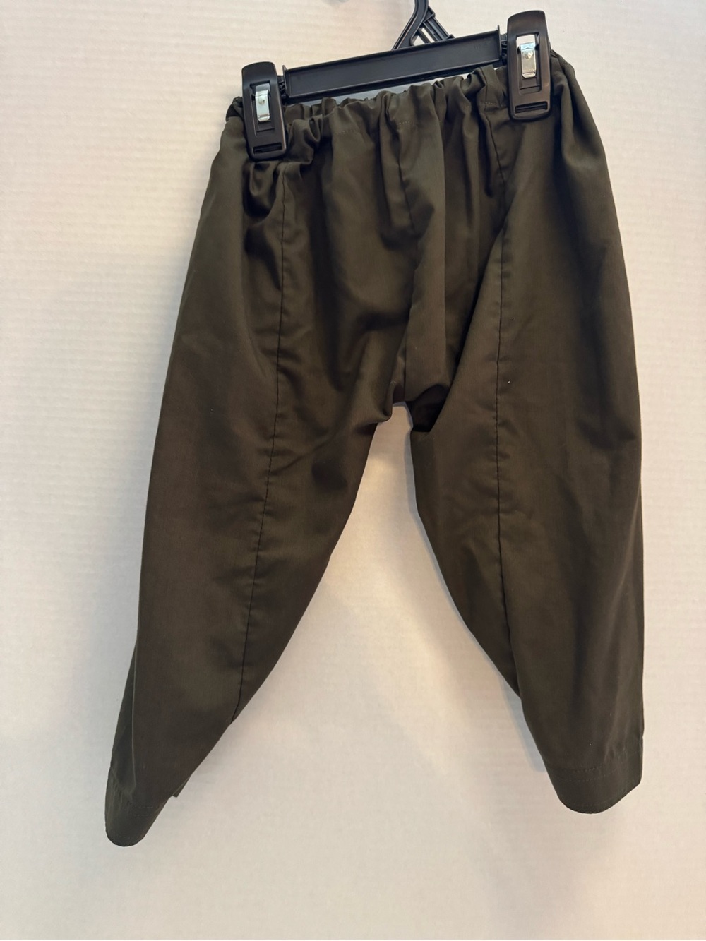 Toddler Elastic-Waist Olive Green Casual Pants